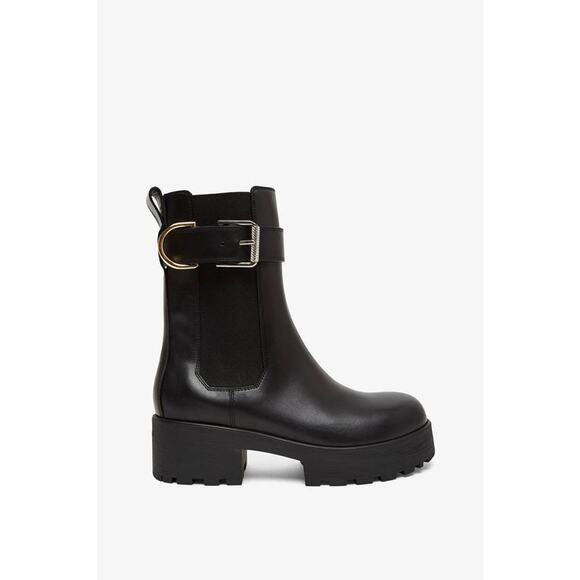Givenchy Voyou Chelsea Ankle Boots in Black 37.5 - Picture 1 of 5